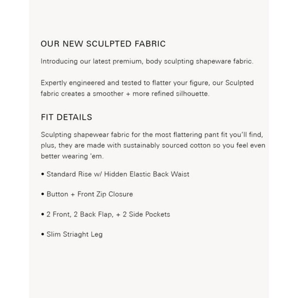 Sanctuary Sculpted Hayden Cargo Jean in Almond 24 NWT Minimalist Effortless Chic - Picture 5 of 6